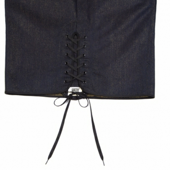 GAULTIER2 DENIM SKIRT - Picture 9 of 12
